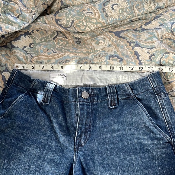 Trouser pocket low rise wide leg flare 28 PETITE! - Picture 2 of 5